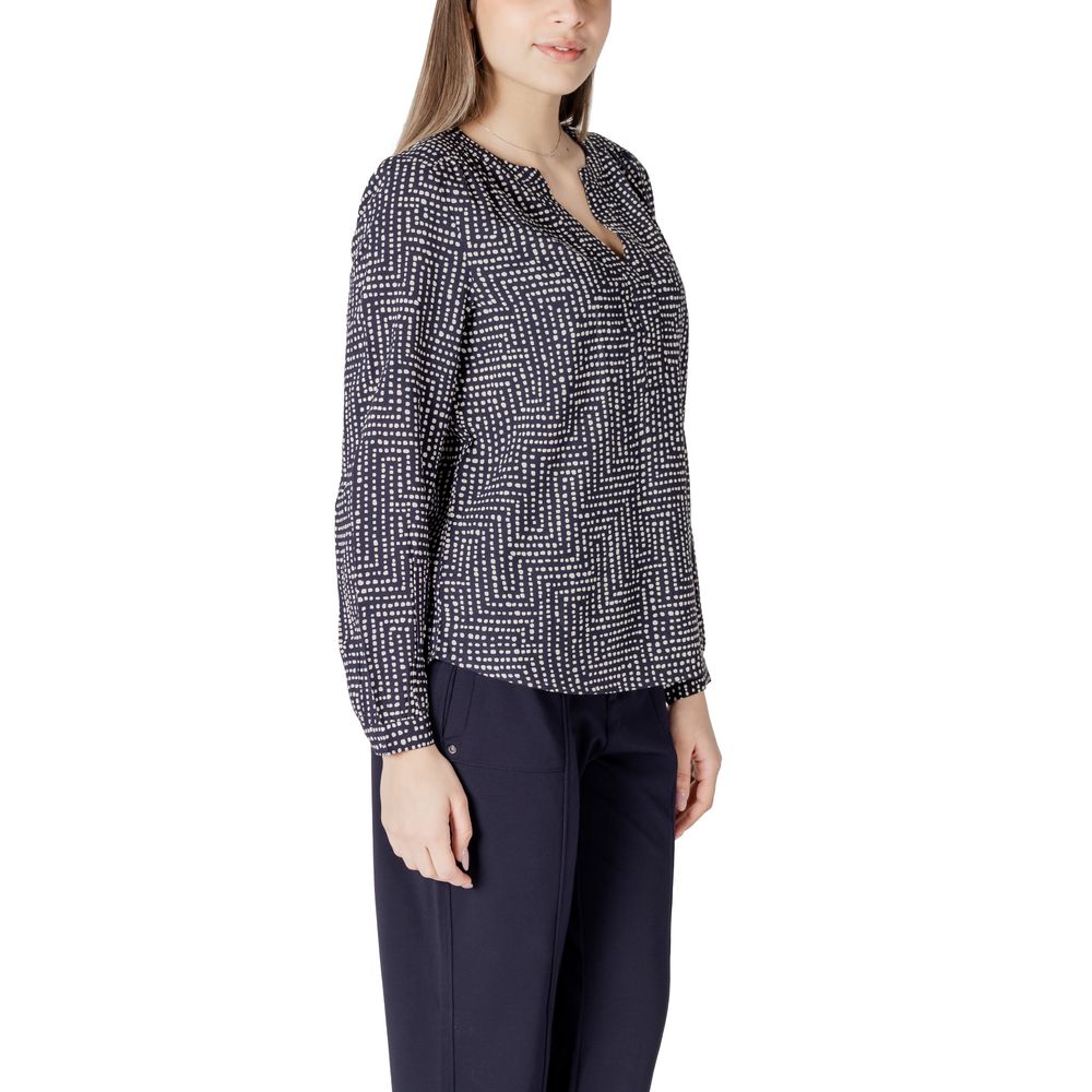 Street One Blue Viscose Blouse | Regal Royce