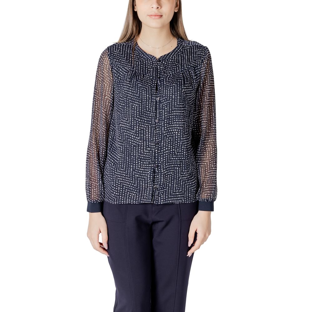 Street One Blue Polyester Blouse | Regal Royce