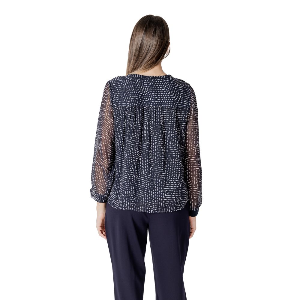 Street One Blue Polyester Blouse | Regal Royce