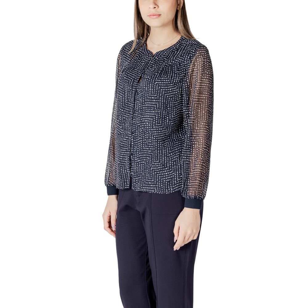 Street One Blue Polyester Blouse | Regal Royce