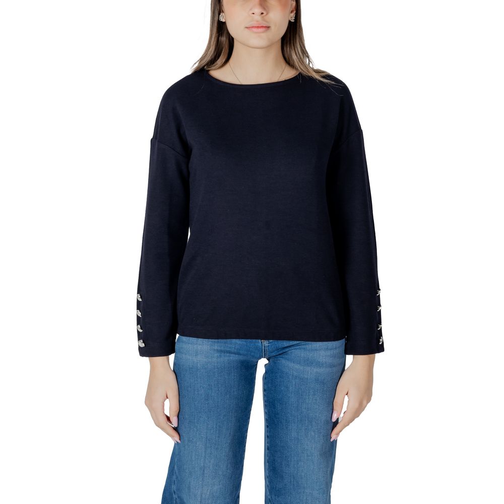 Street One Blue Polyester Sweatshirt | Regal Royce