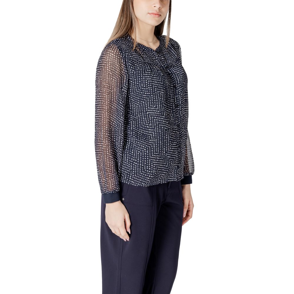 Street One Blue Polyester Blouse | Regal Royce