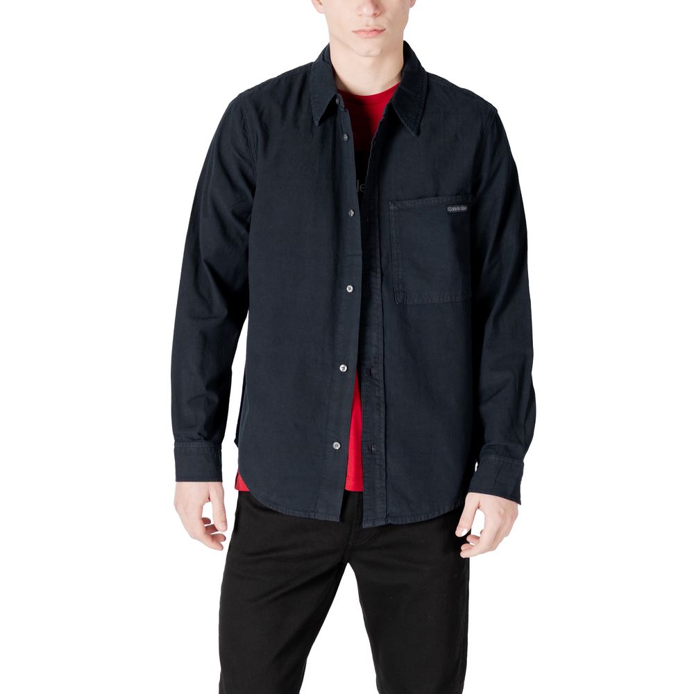 Calvin Klein Jeans Black Cotton Shirt | Regal Royce
