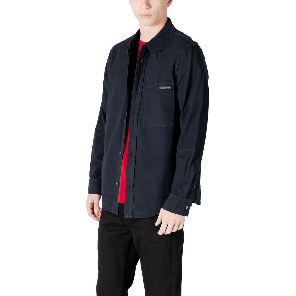 Calvin Klein Jeans Black Cotton Shirt | Regal Royce