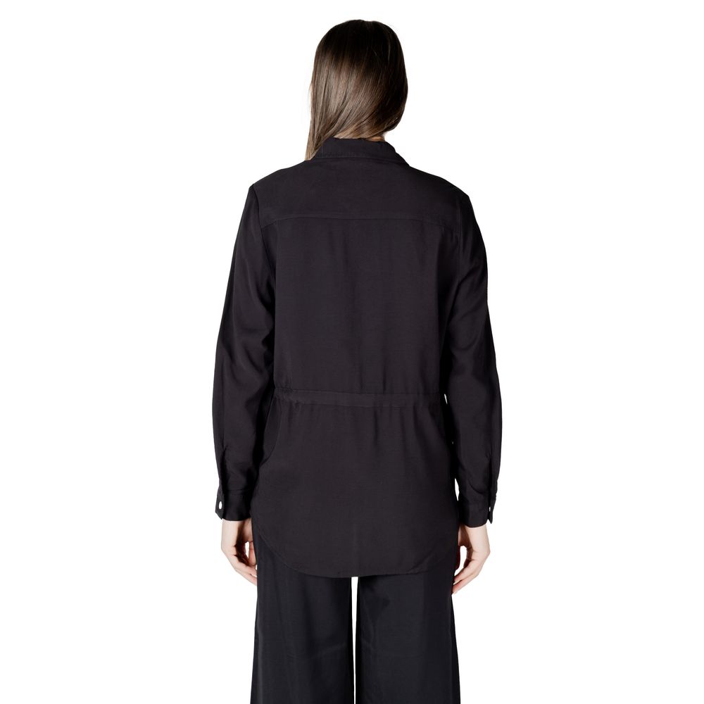 Only Black Viscose Blouse | Regal Royce