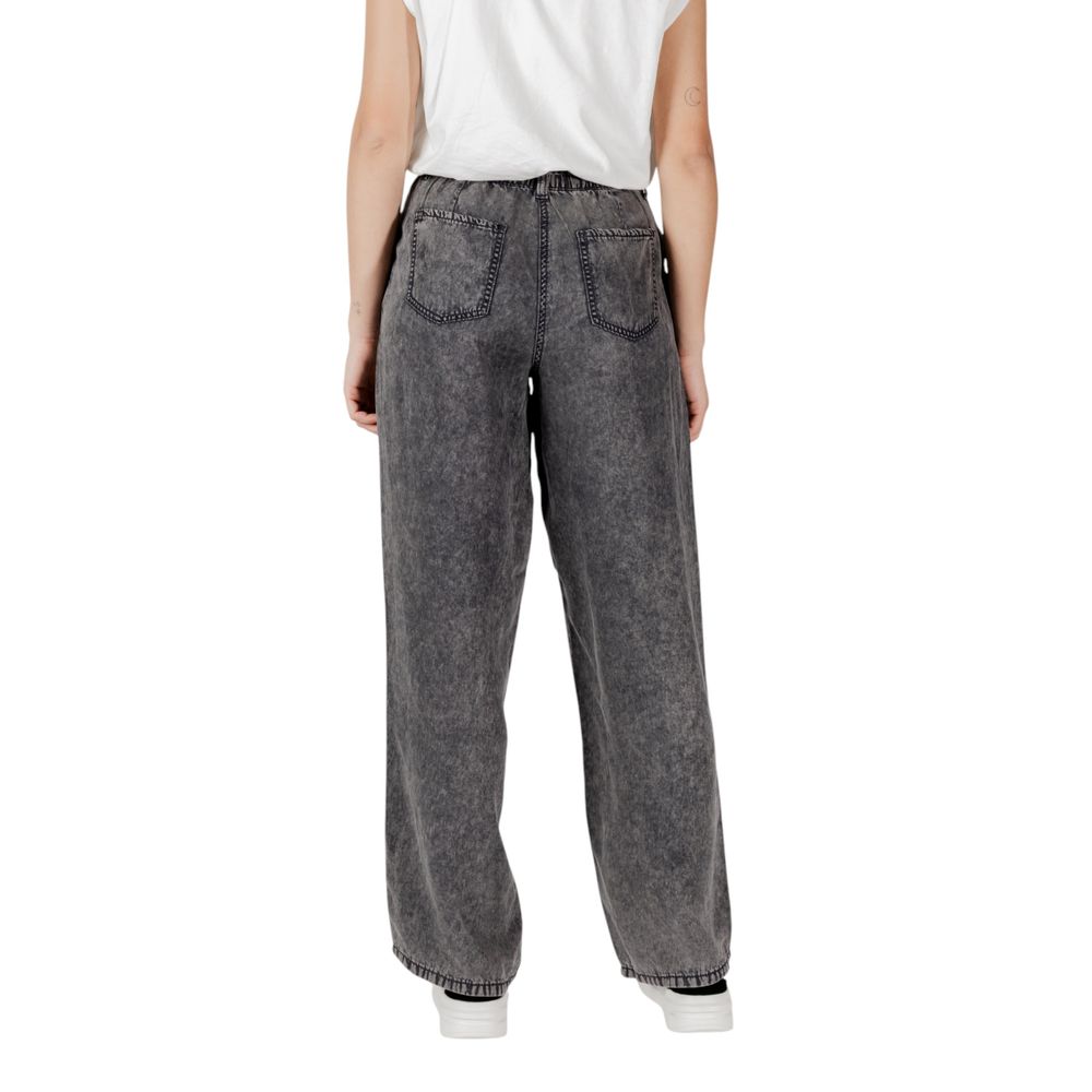 Only Black Lyocell Casual Pants | Regal Royce