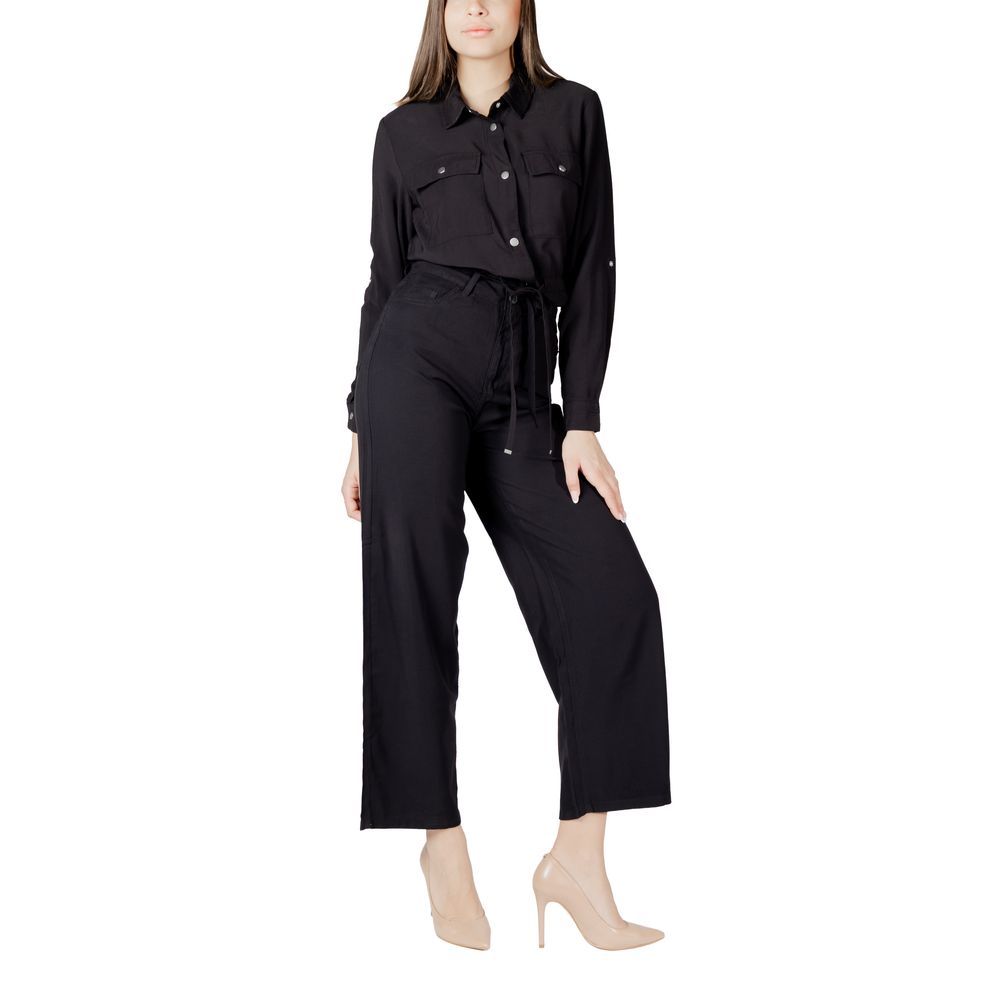 Only Black Viscose Blouse | Regal Royce