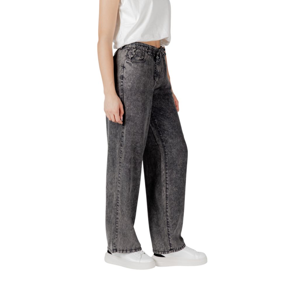 Only Black Lyocell Casual Pants | Regal Royce