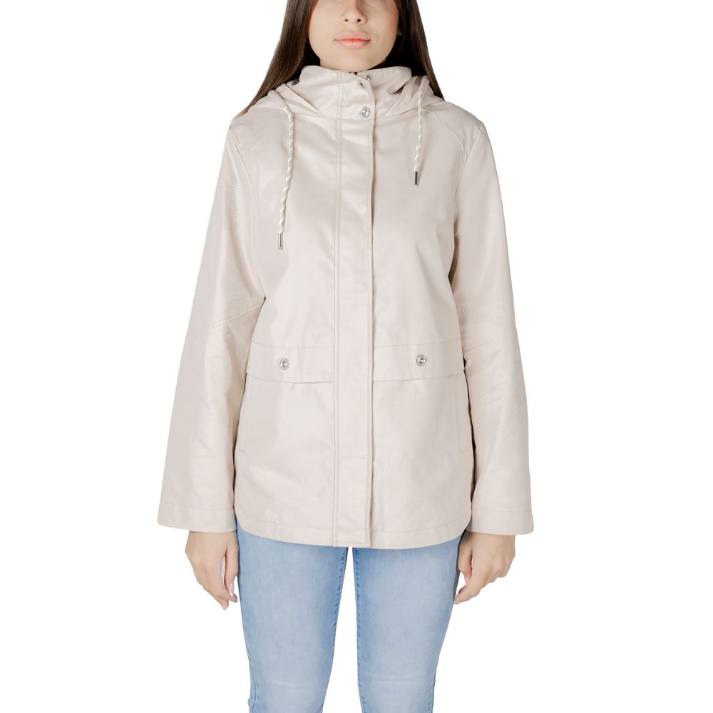 Street One Beige Cotton Parka | Regal Royce