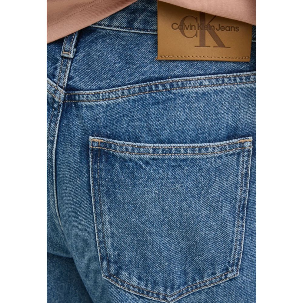 Calvin Klein Jeans Blue Cotton Mom Jeans | Regal Royce