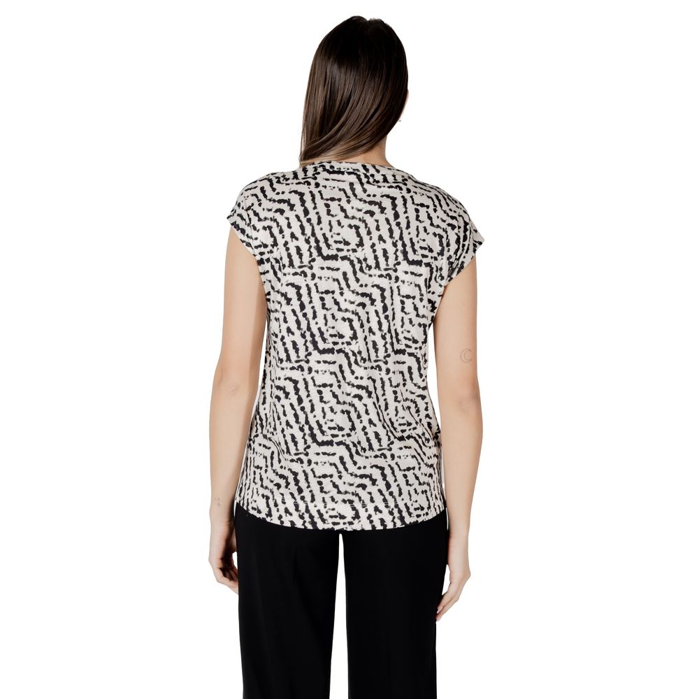 Street One Cream Cotton T-Shirt | Regal Royce