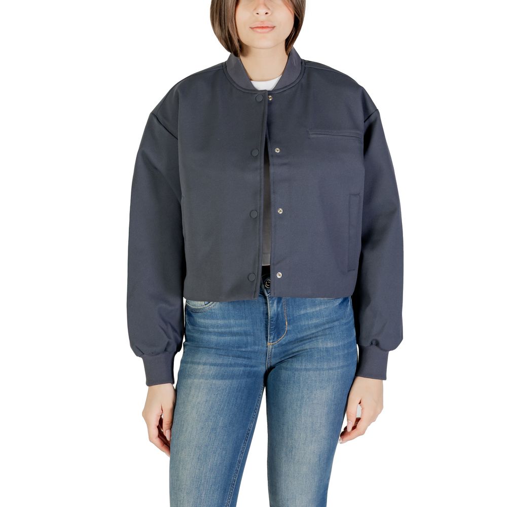 Calvin Klein Jeans Gray Recycled Polyester Bomber | Regal Royce
