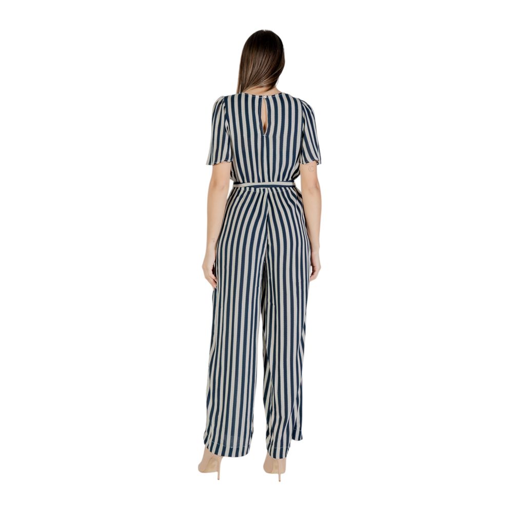 ICHI Blue Viscose Jumpsuit | Regal Royce