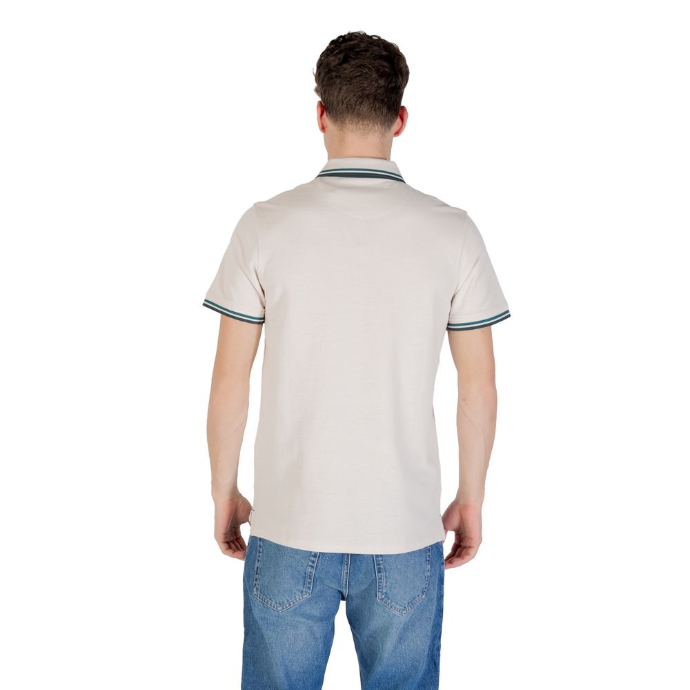 Jack Jones Beige Cotton Polo Shirt | Regal Royce