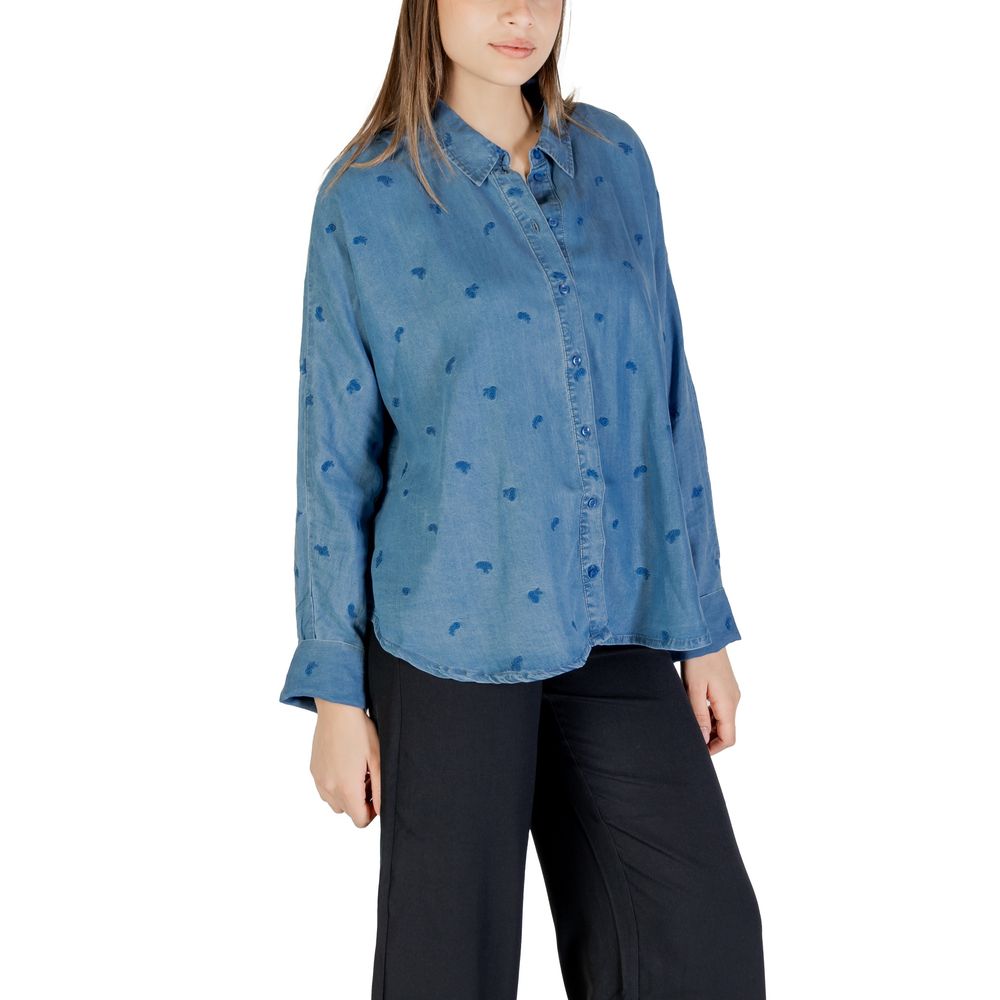 Only Blue Tencel Blouse | Regal Royce