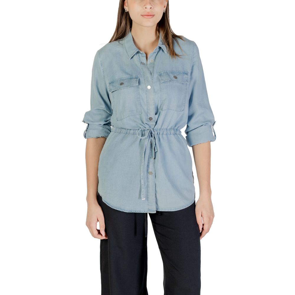 Only Light Blue Tencel Blouse | Regal Royce