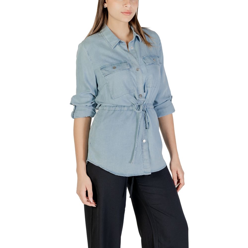 Only Light Blue Tencel Blouse | Regal Royce