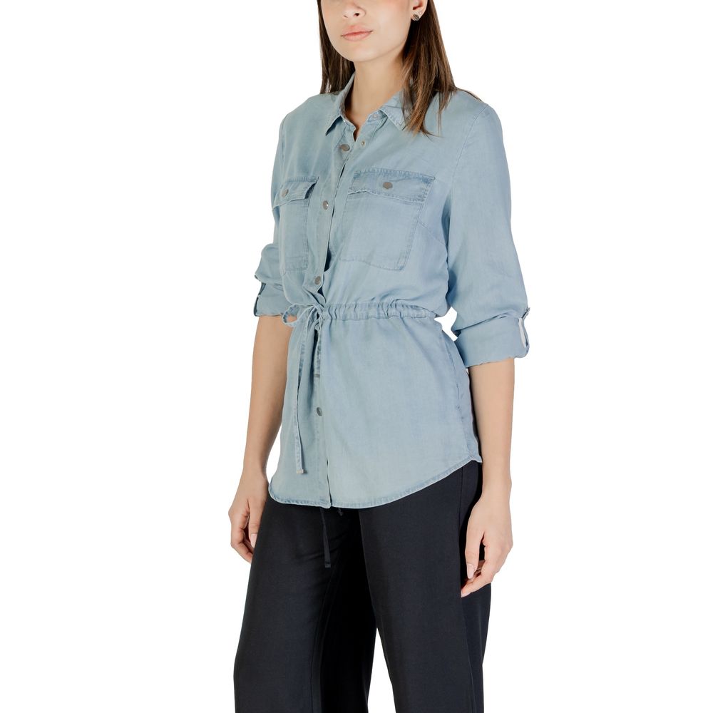 Only Light Blue Tencel Blouse | Regal Royce