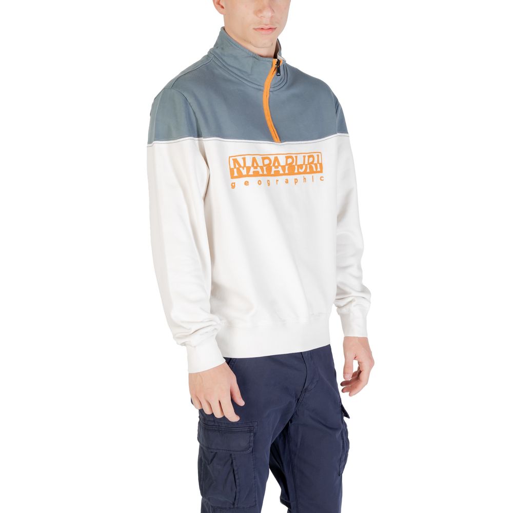 Napapijri Cream Cotton Sweatshirt | Regal Royce