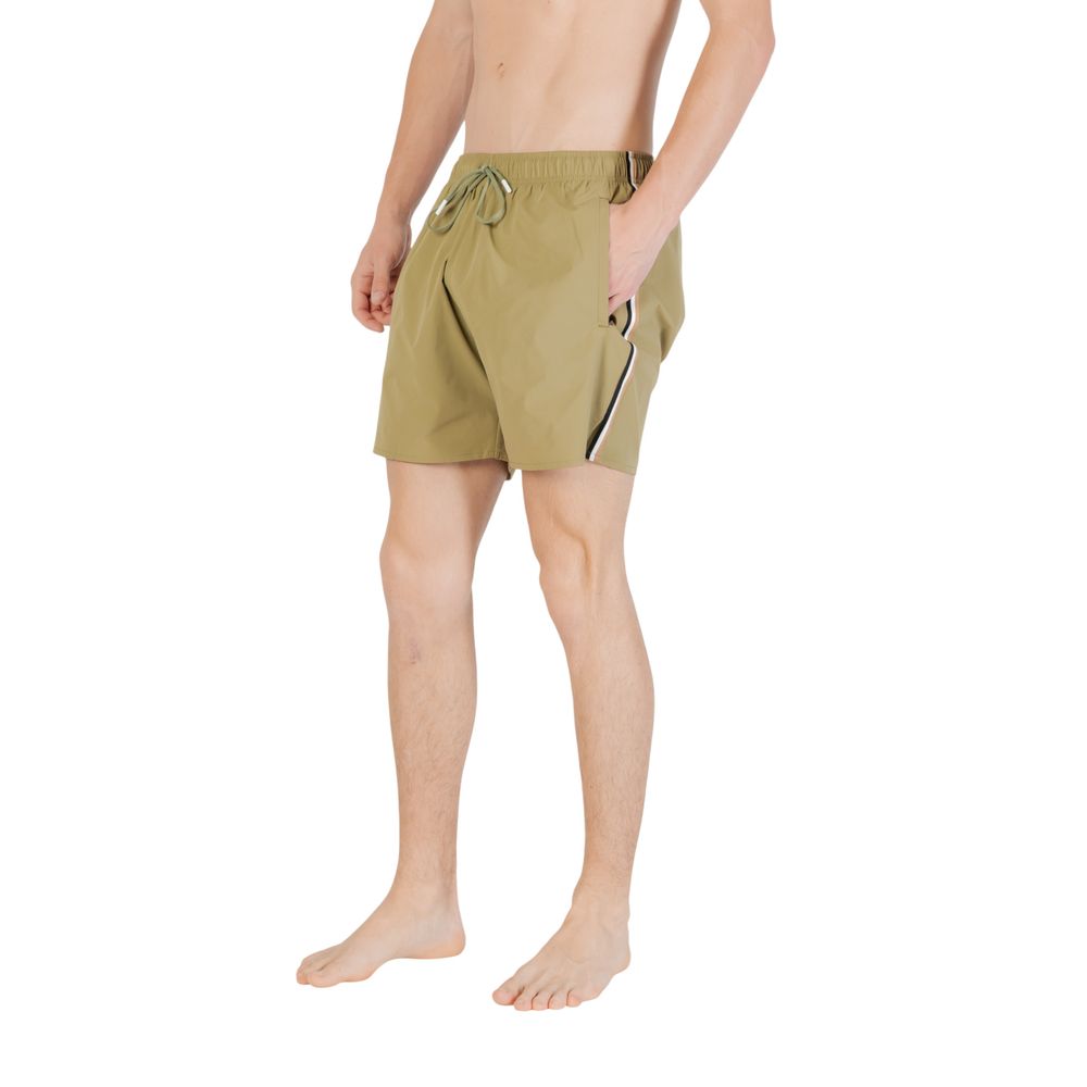 Hugo Boss Green Polyester Swim Shorts | Regal Royce