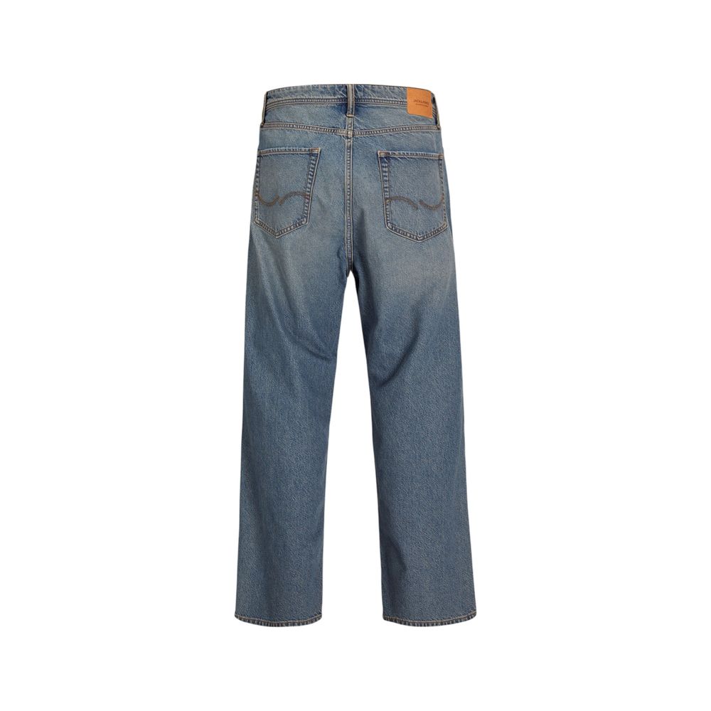 Jack Jones Blue Cotton Relaxed Fit Jeans | Regal Royce