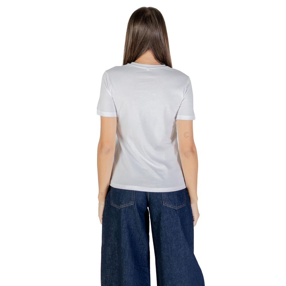 Only White Cotton T-Shirt | Regal Royce