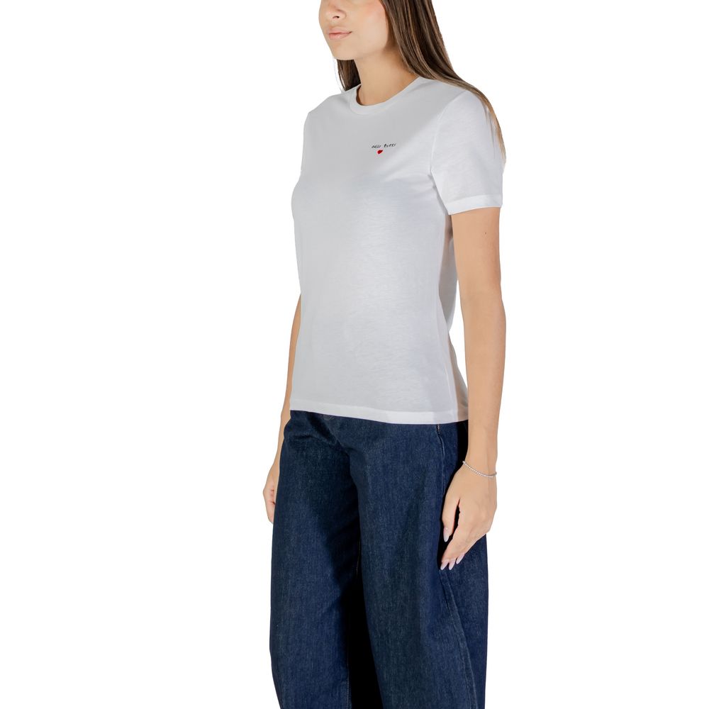 Only White Cotton T-Shirt | Regal Royce