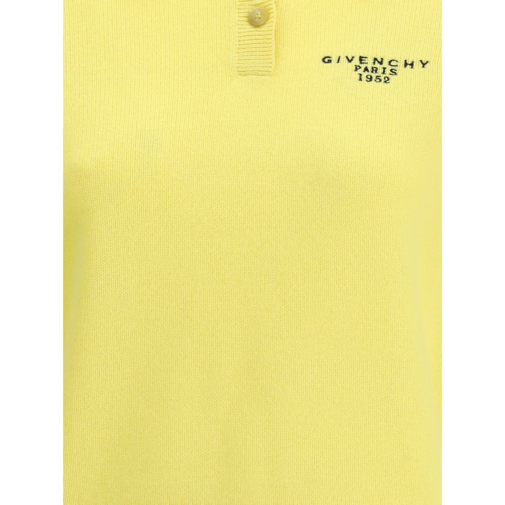 Givenchy Bicolor Wool Polo Shirt | Regal Royce