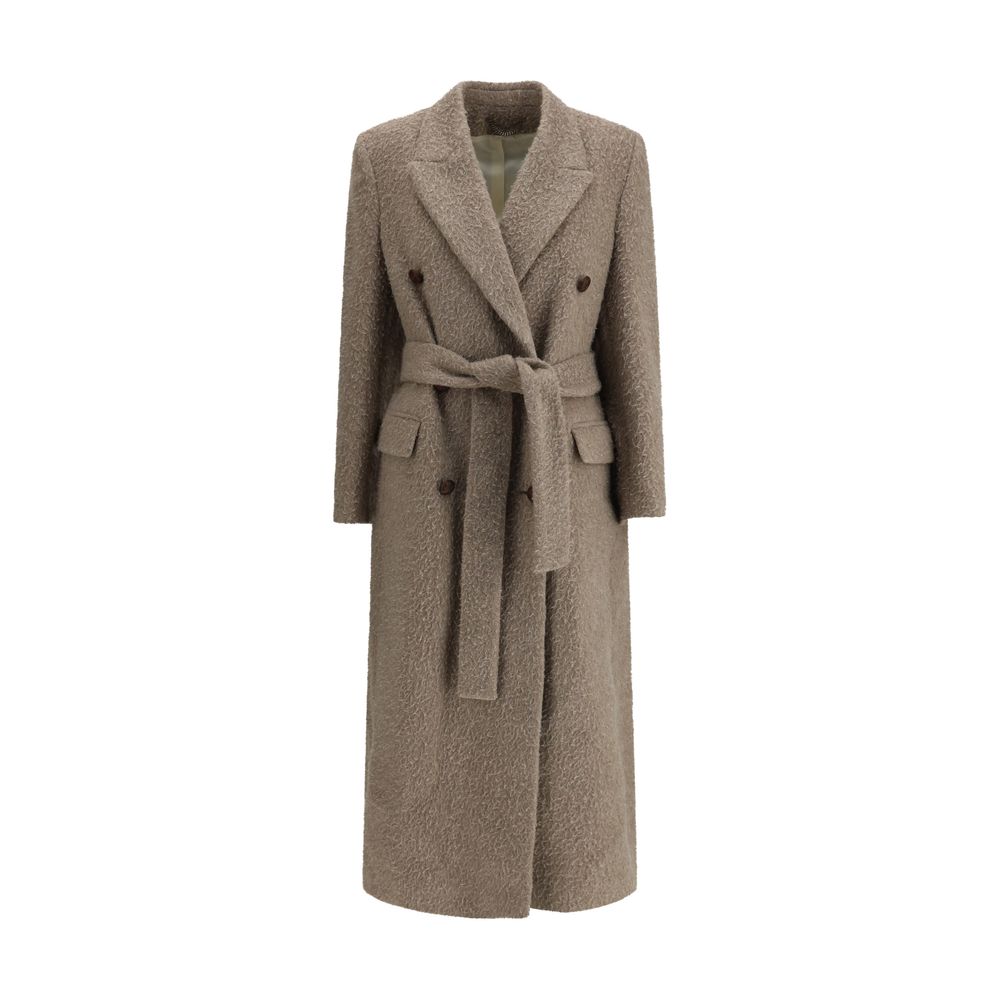 Golden Goose Beige Fleece Wool Coat | Regal Royce