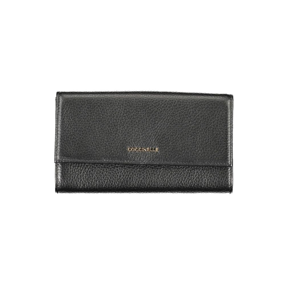 Coccinelle Nero Leather Women Wallet | Regal Royce