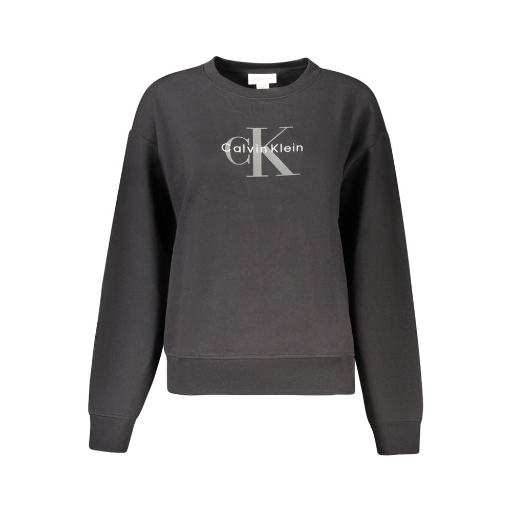 Calvin Klein Black Cotton Women's Sweatshirt | Regal Royce