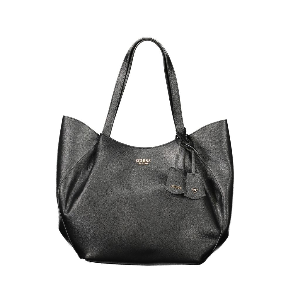 Guess Jeans Nero Poliuretano Women Handbag | Regal Royce