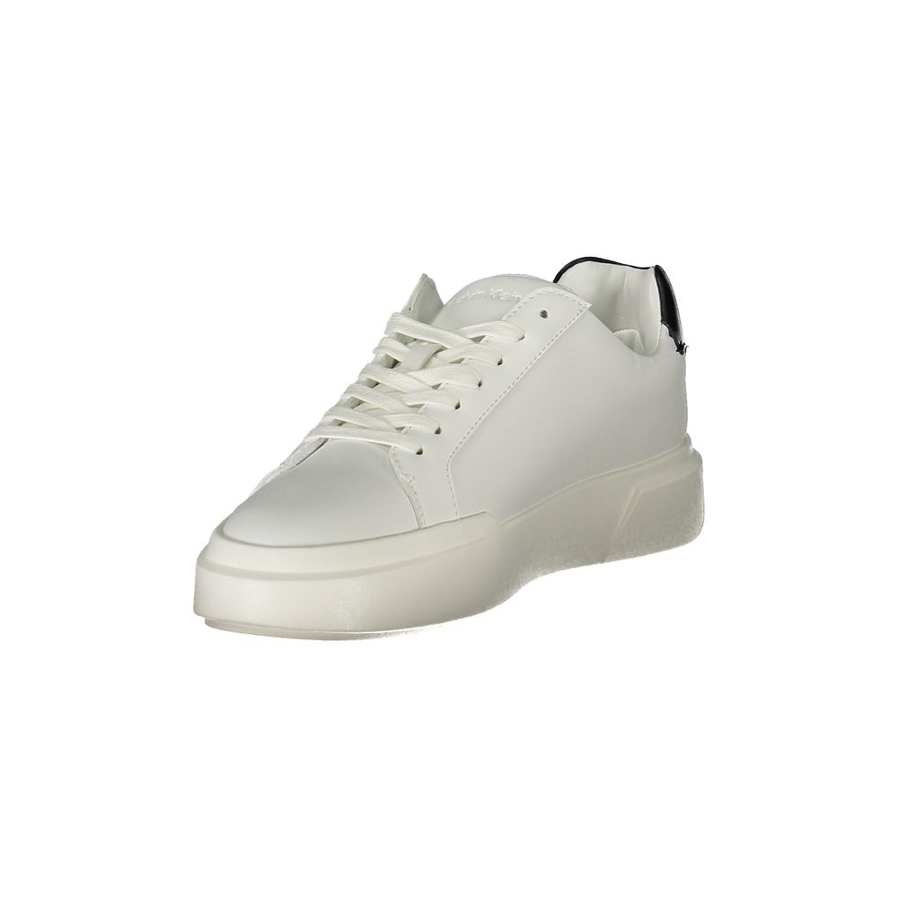 Calvin Klein White Leather Women Sneaker | Regal Royce