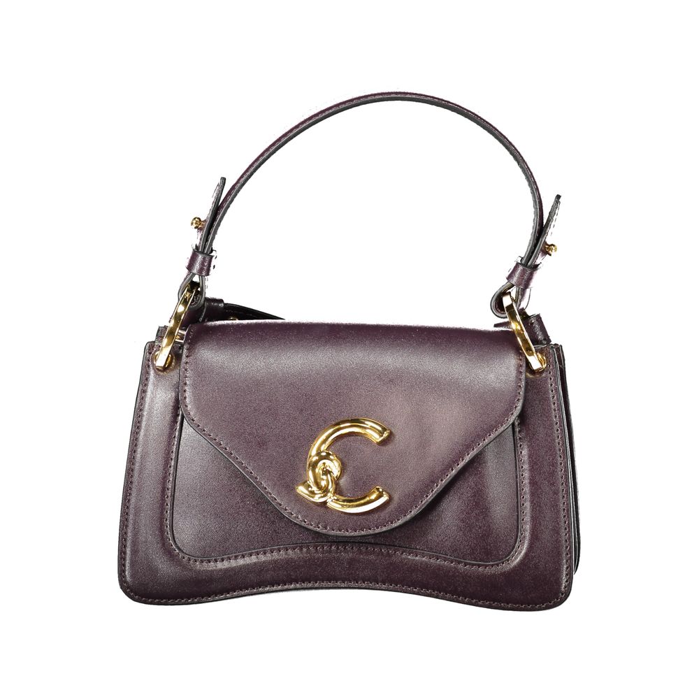 Coccinelle Purple Leather Women Handbag | Regal Royce