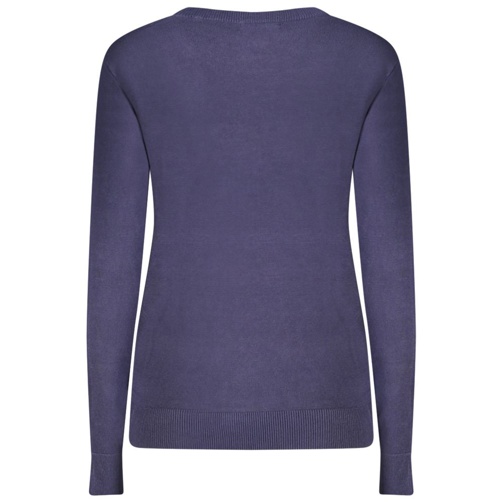 Guess Jeans Blue Viscose Women Sweater | Regal Royce
