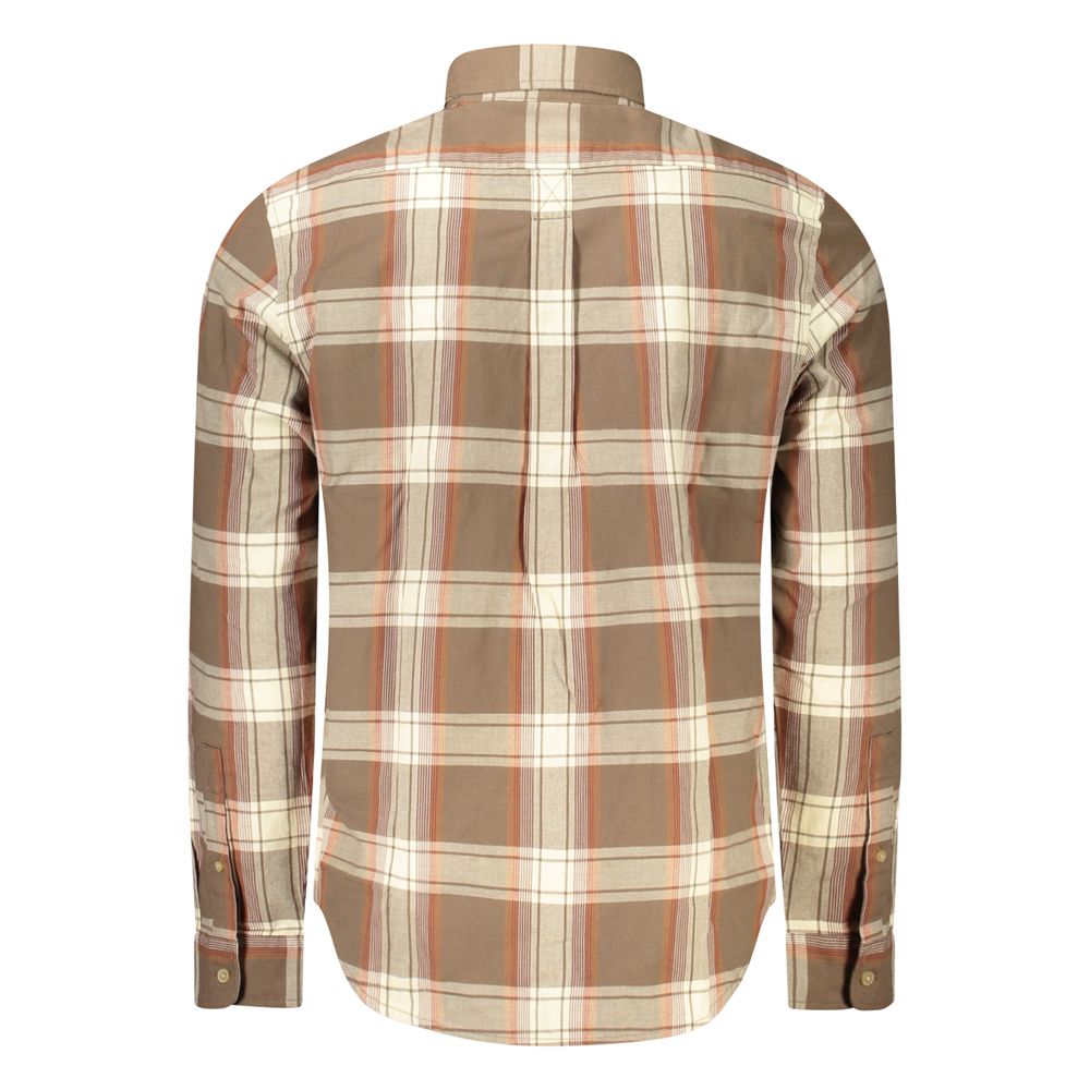 Timberland Brown Cotton Men Shirt | Regal Royce