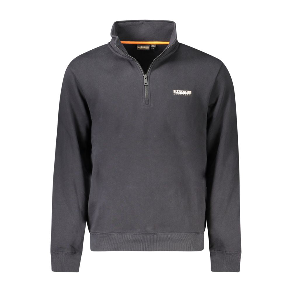Napapijri Black Cotton Mens Sweatshirt | Regal Royce