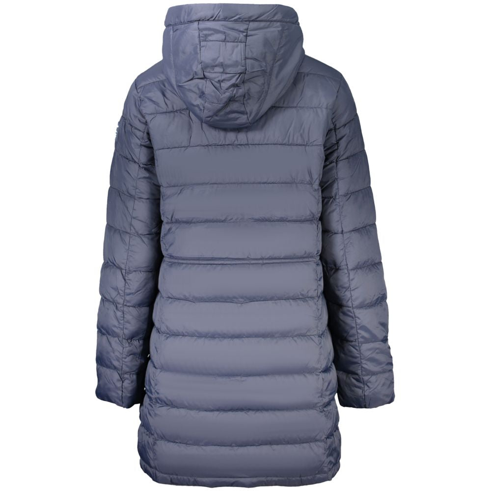 Pepe Jeans Blue Polyamide Women Jacket | Regal Royce