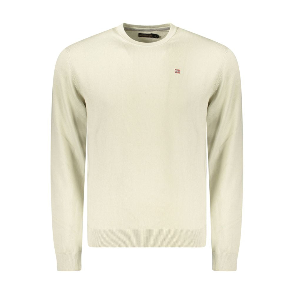 Napapijri Beige Cotton Men Sweater | Regal Royce