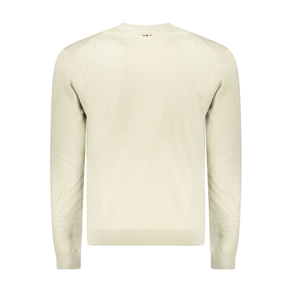 Napapijri Beige Cotton Men Sweater | Regal Royce