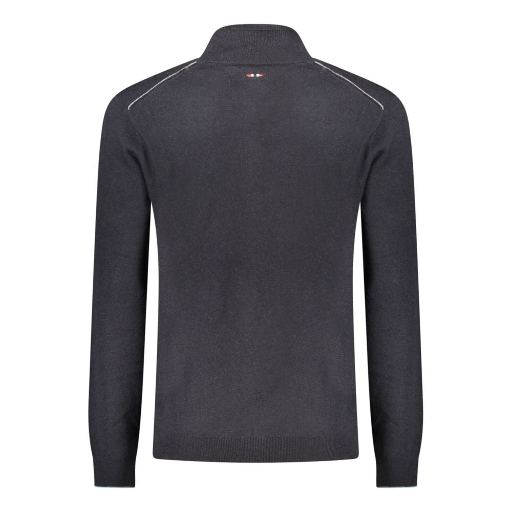 Napapijri Black Wool Mens Sweater | Regal Royce