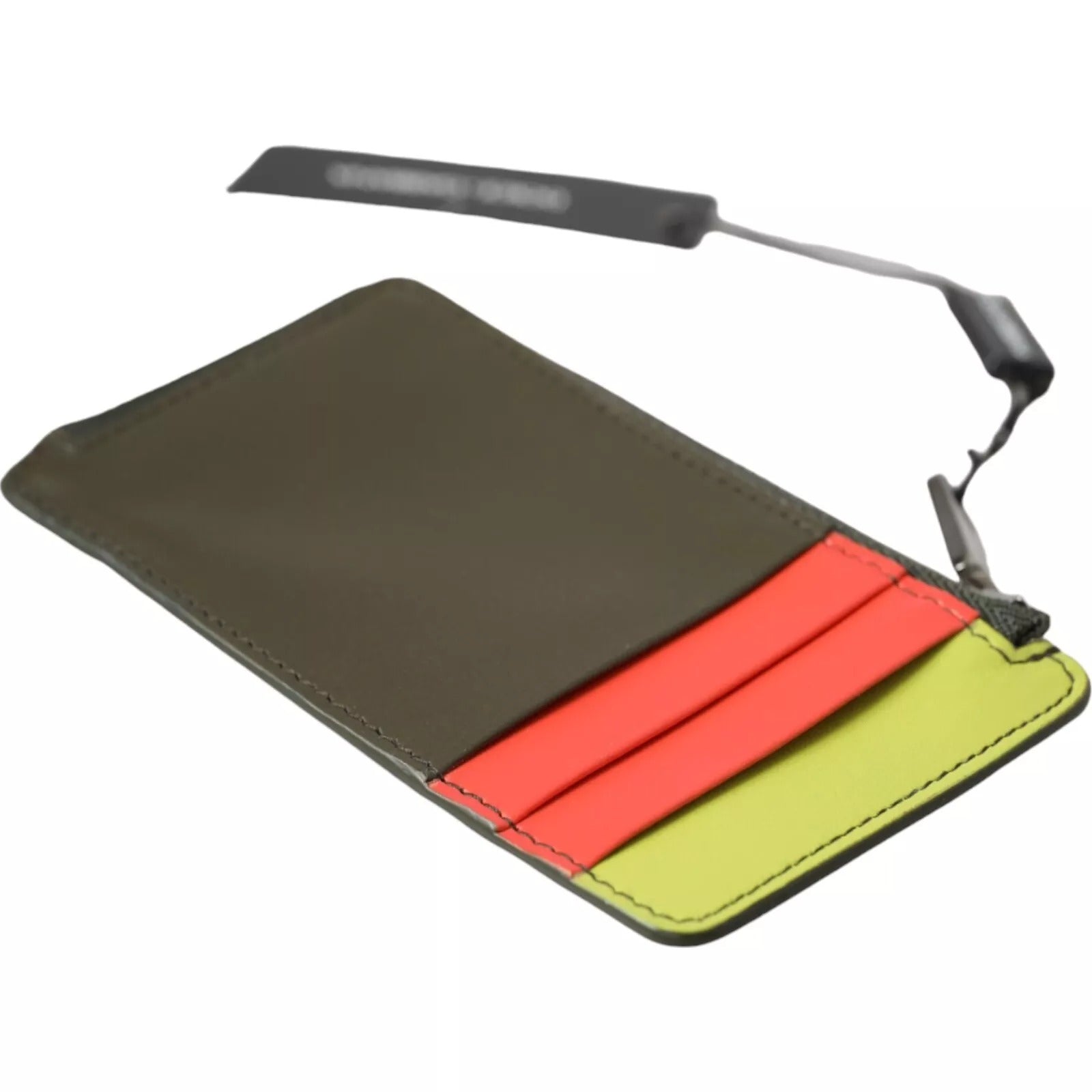 Dolce & Gabbana Multicolor Calfskin Leather Logo Card Holder Women Wallet | Regal Royce