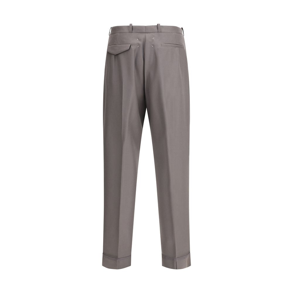 Margiela Bicolor Fleece Wool Dress Pants | Regal Royce
