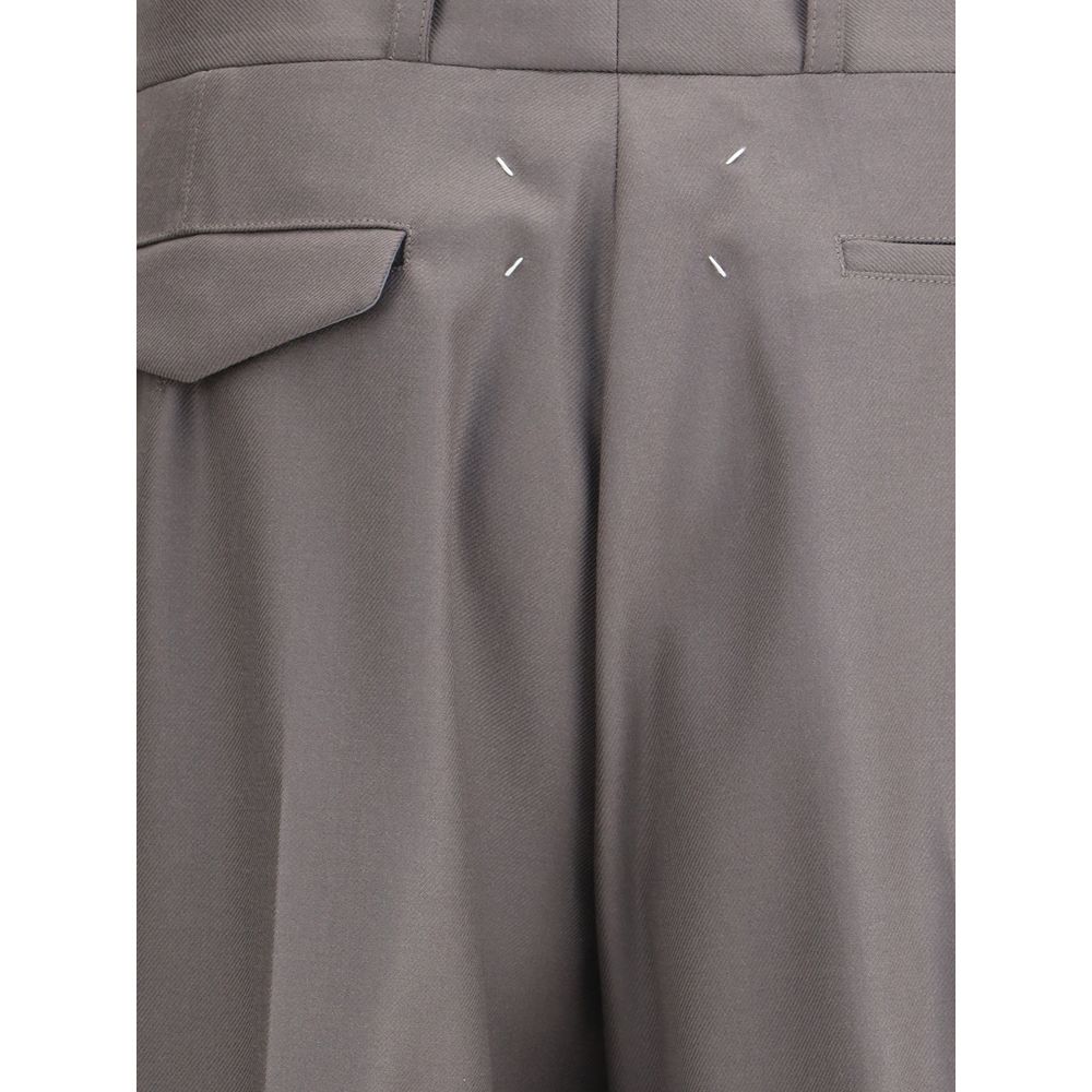 Margiela Bicolor Fleece Wool Dress Pants | Regal Royce