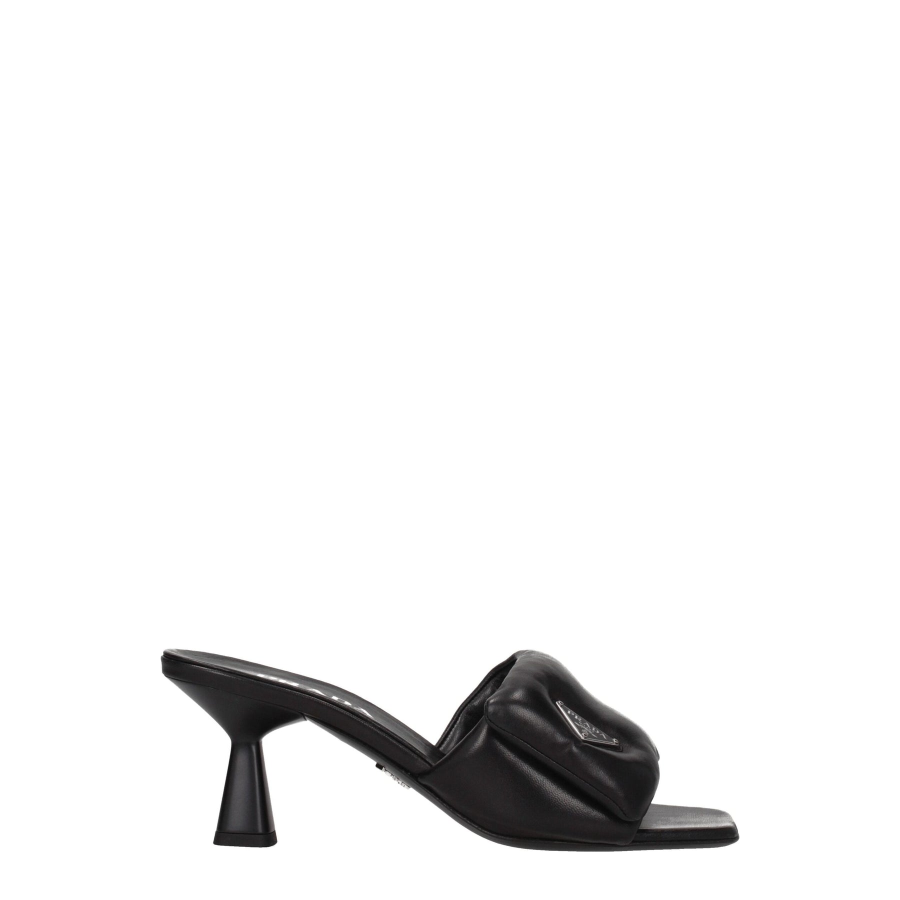 Prada Black Leather Platform Sandals | Regal Royce