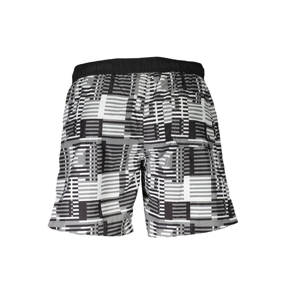 Karl Lagerfeld Black Polyester Men's Swim Boxer | Regal Royce