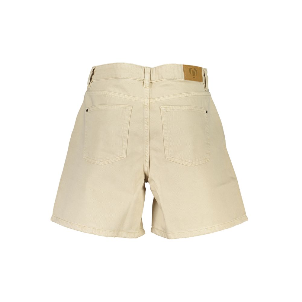 Desigual Beige Cotton Women Short | Regal Royce