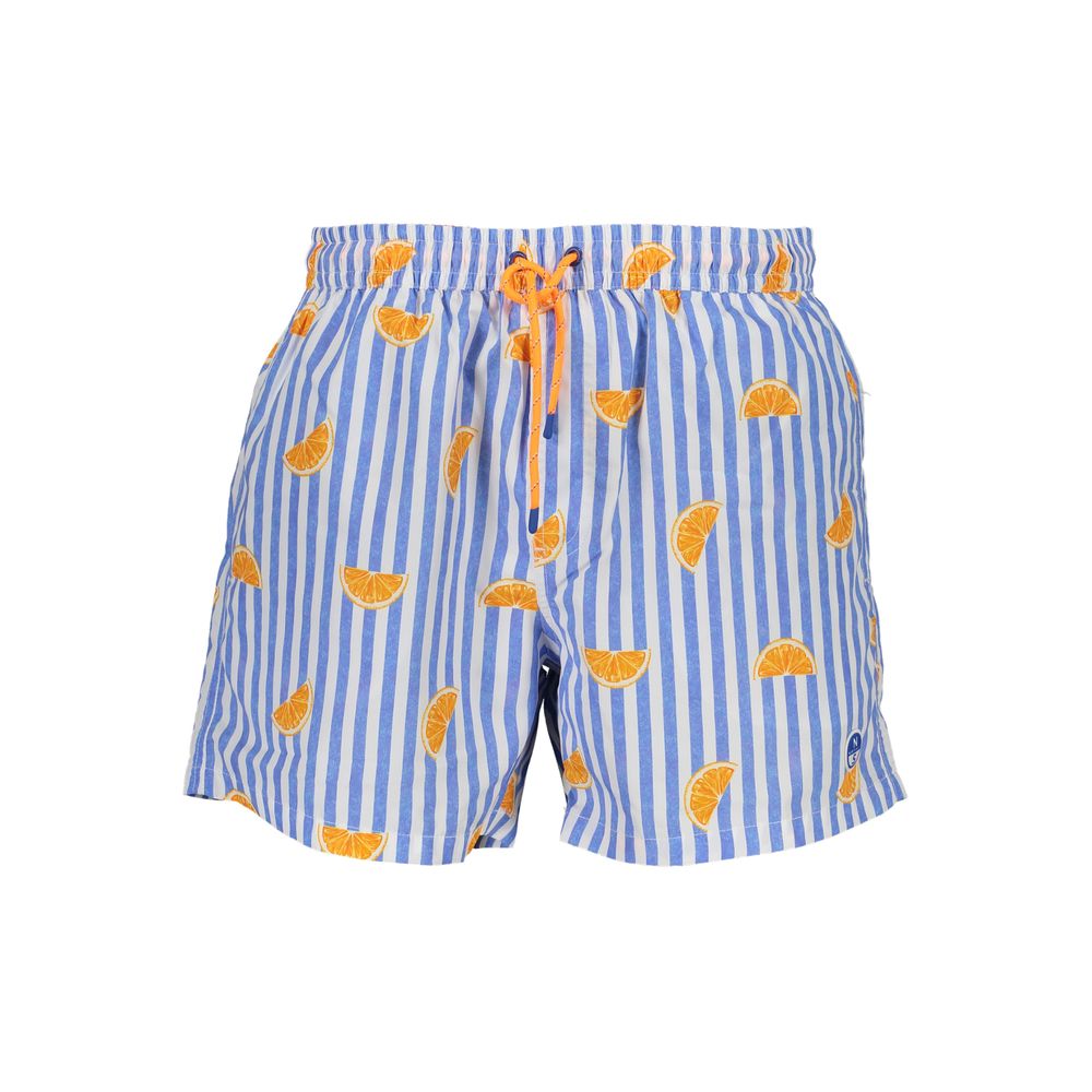North Sails Blu Polyester Men Swimming Trunk | Regal Royce