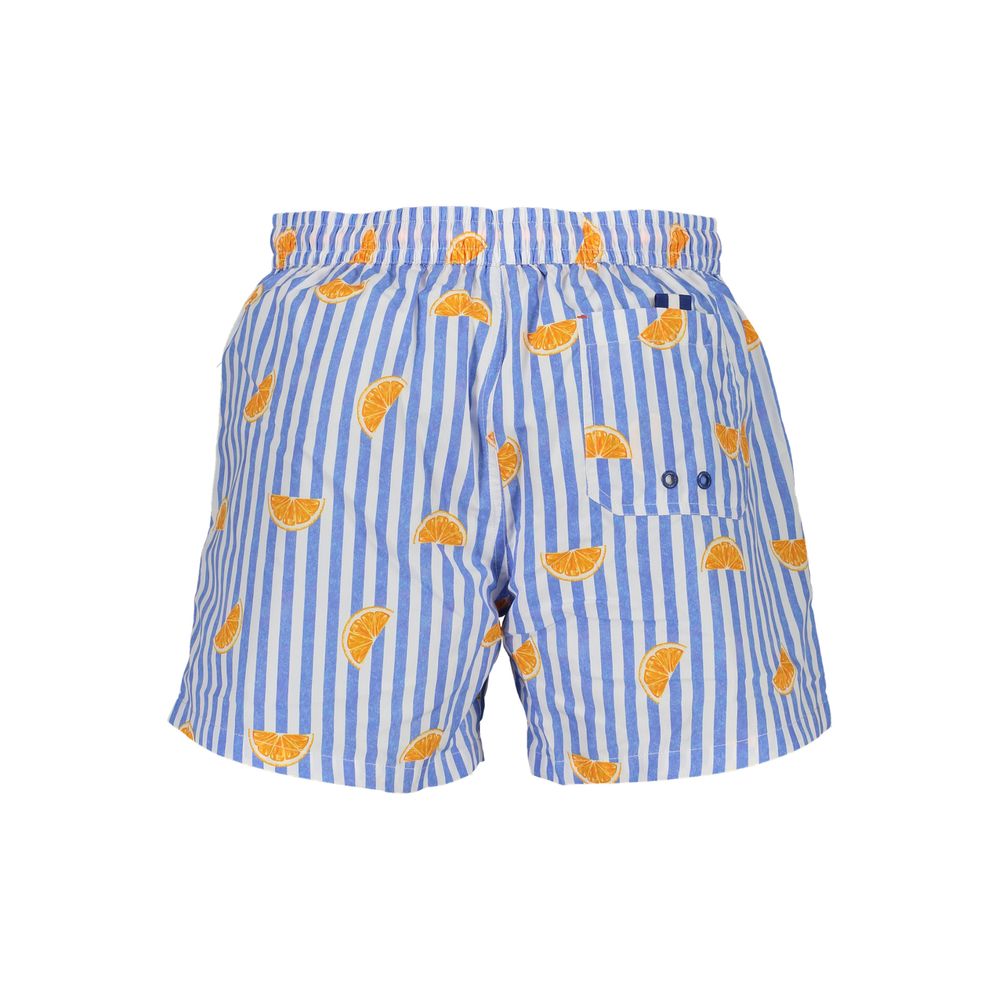 North Sails Blu Polyester Men Swimming Trunk | Regal Royce