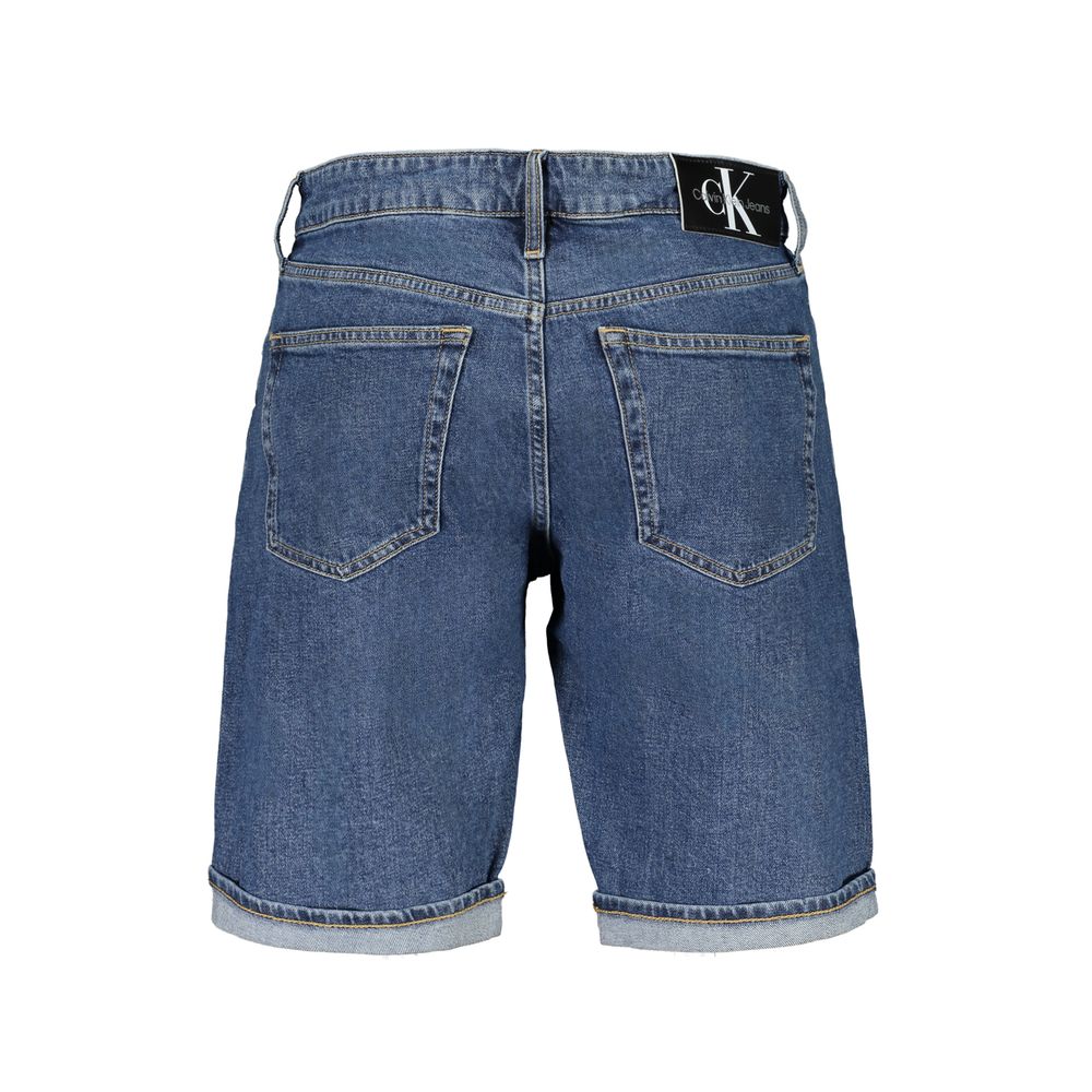 Calvin Klein Blu Cotton Men Short | Regal Royce